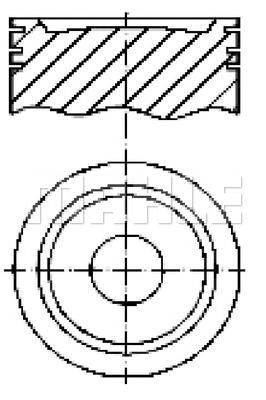 MAHLE e70870100 -  Поршень