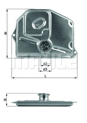 MAHLE hx47 -  Гидрофильтр, автоматическая коробка передач