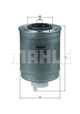 MAHLE kc109 -  Топливный фильтр