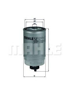 MAHLE kc140 -  Топливный фильтр