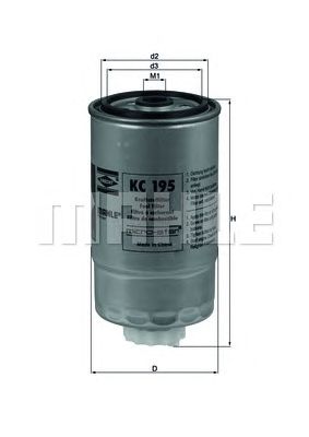 MAHLE kc195 -  Топливный фильтр