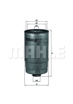 MAHLE kc1951 -  Топливный фильтр