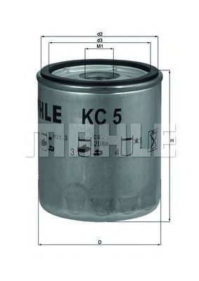 MAHLE kc5 -  Топливный фильтр