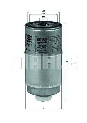 MAHLE kc69 -  Топливный фильтр