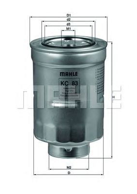 MAHLE kc83d -  Фильтр топливный