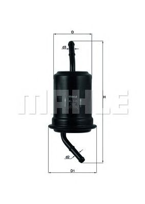 MAHLE kl115 -  Топливный фильтр