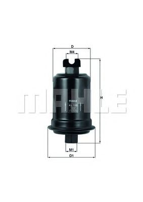 MAHLE kl128 -  Топливный фильтр