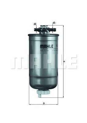 MAHLE kl1471d -  Топливный фильтр