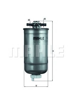 MAHLE kl147d -  Топливный фильтр