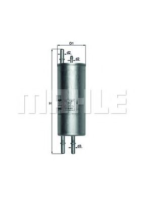 MAHLE kl167 -  Топливный фильтр
