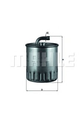 MAHLE kl179 -  Топливный фильтр