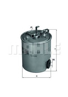 MAHLE kl188 -  Топливный фильтр