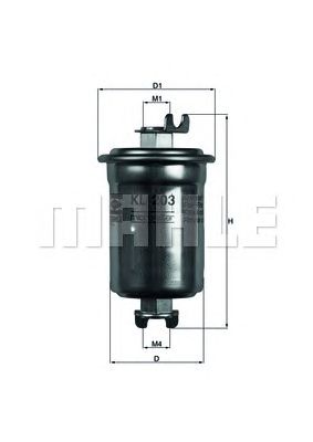 MAHLE kl203 -  Топливный фильтр