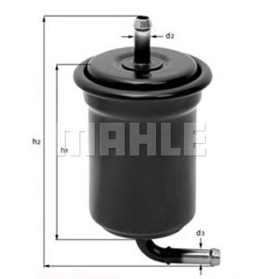 MAHLE kl302 -  Топливный фильтр