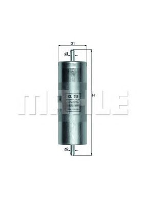 MAHLE kl35 -  Топливный фильтр