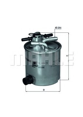 MAHLE kl40416 -  Топливный фильтр