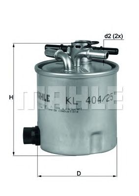 MAHLE kl40425 -  Топливный фильтр