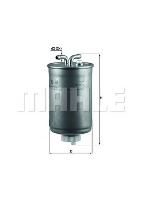 MAHLE kl41 -  Топливный фильтр