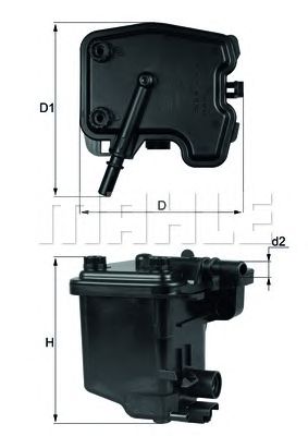 MAHLE kl431d -  Топливный фильтр
