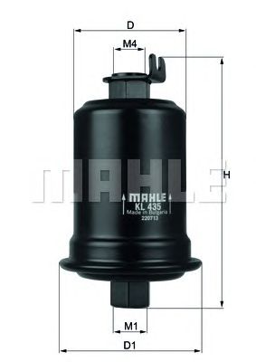 MAHLE kl435 -  Топливный фильтр