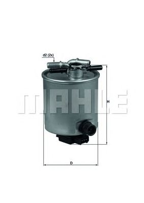 MAHLE kl44014 -  Топливный фильтр