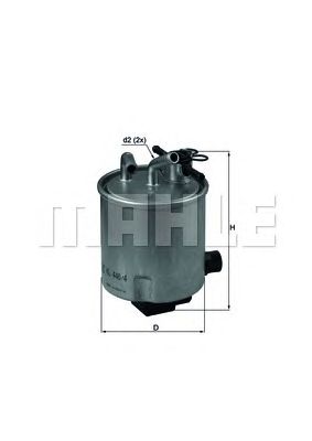 MAHLE kl4404 -  Топливный фильтр