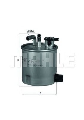 MAHLE kl4406 -  Топливный фильтр
