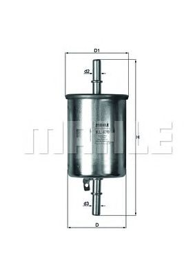 MAHLE kl470 -  Топливный фильтр