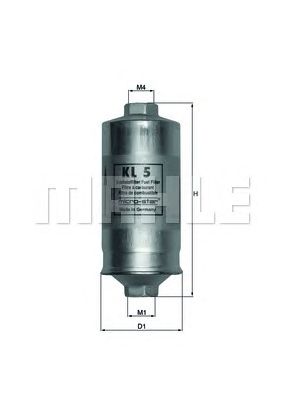 MAHLE kl5 -  Топливный фильтр