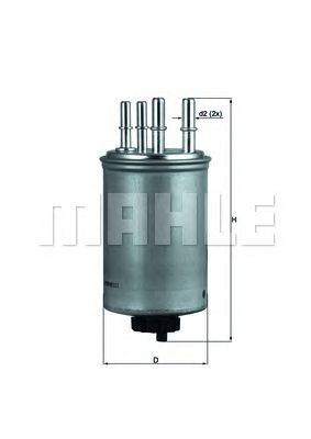 MAHLE kl506 -  Топливный фильтр