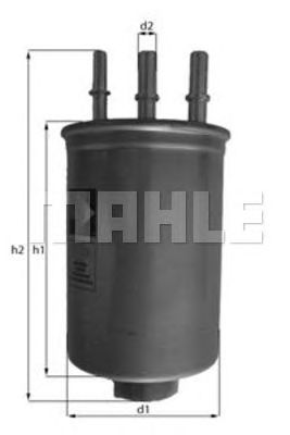 MAHLE kl511 -  Топливный фильтр