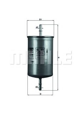 MAHLE kl71 -  Топливный фильтр