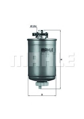 MAHLE kl77 -  Топливный фильтр