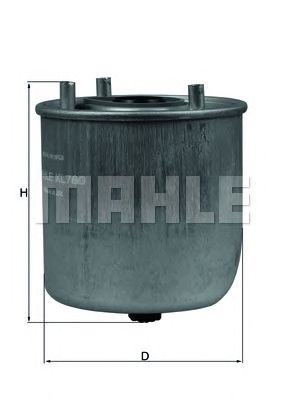 MAHLE kl780 -  Топливный фильтр