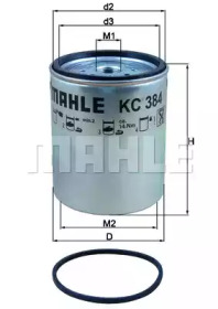 MAHLE kl788 -  Фильтр топливный