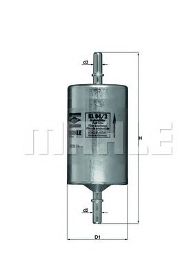 MAHLE kl842 -  Топливный фильтр