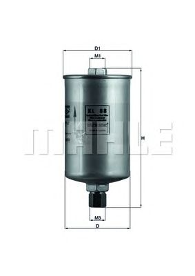 MAHLE kl88 -  Топливный фильтр