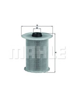 MAHLE kx183d -  Топливный фильтр