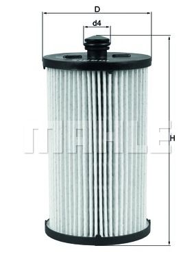 MAHLE kx222d -  Топливный фильтр