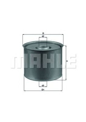 MAHLE kx23d -  Фильтр топливный