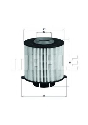 MAHLE kx265d -  Топливный фильтр