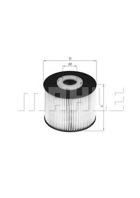 MAHLE kx331d -  Топливный фильтр