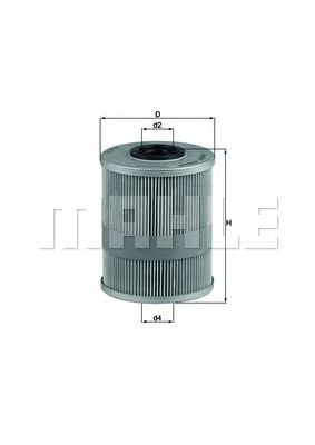 MAHLE kx78d -  Топливный фильтр