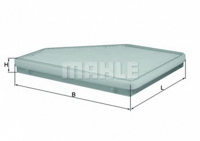 MAHLE la10 -  Фильтр воздуха в салоне