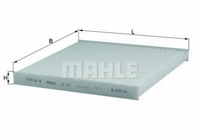 MAHLE la107 -  Фильтр воздуха в салоне