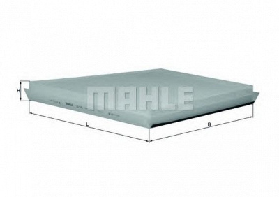 MAHLE la156 -  Фильтр воздуха в салоне