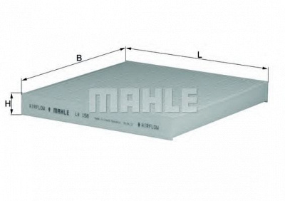 MAHLE la158 -  Фильтр воздуха в салоне