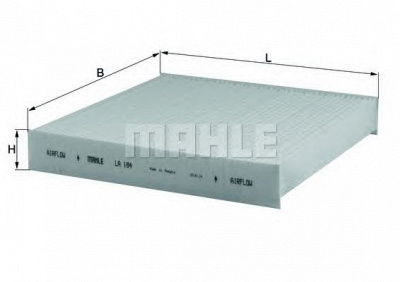 MAHLE la184 -  Фильтр воздуха в салоне