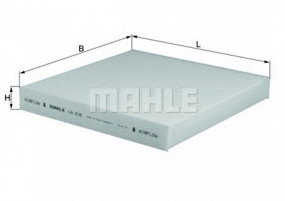 MAHLE la216 -  Фильтр воздуха в салоне