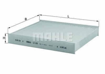 MAHLE la220 -  Фильтр воздуха в салоне